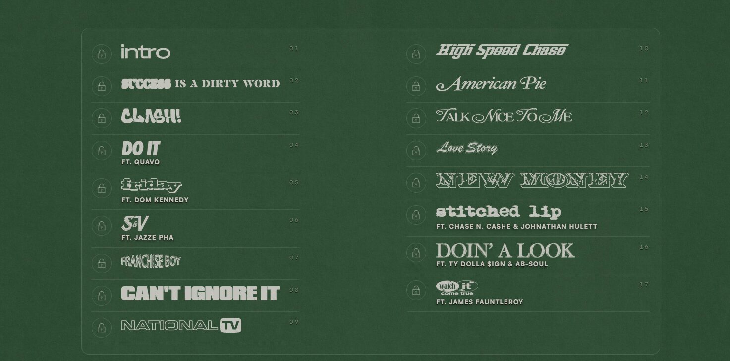 Hit-Boy Track Logos